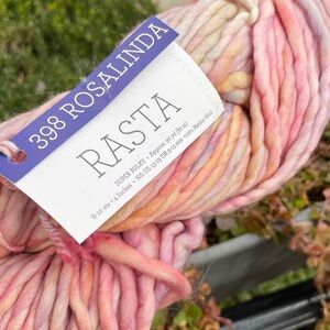 Malabrigo Rasta in Rosalinda Super Bulky Yarn 90 yds